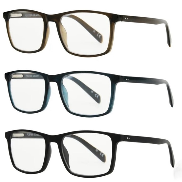 Foster Grant Design Optics #815 +2.00 Reading Glasses 3-pack Open Box Like New - Picture 4 of 7